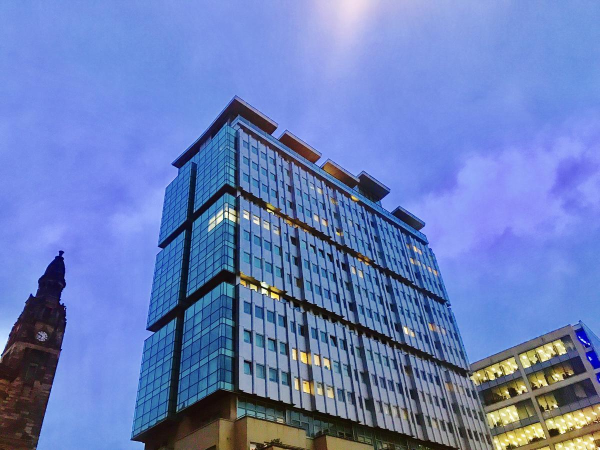 Glasgow Central Station Skyline Apartment With Parking Exteriör bild
