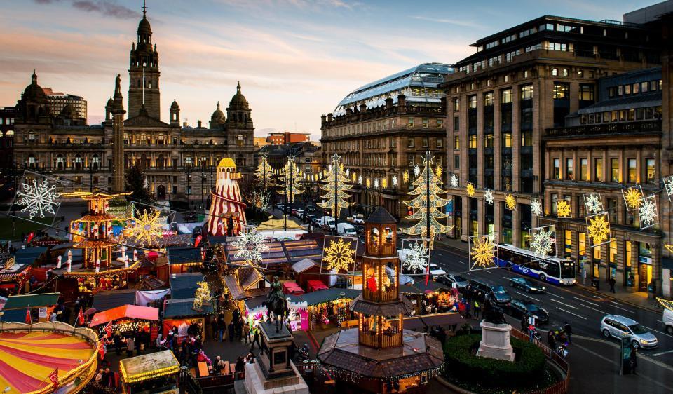 Glasgow Central Station Skyline Apartment With Parking Rum bild