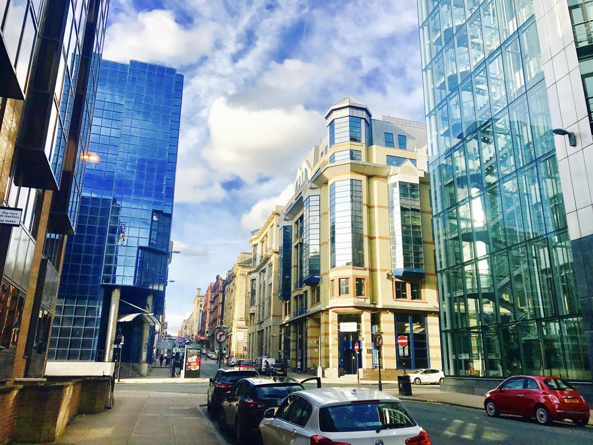 Glasgow Central Station Skyline Apartment With Parking Exteriör bild