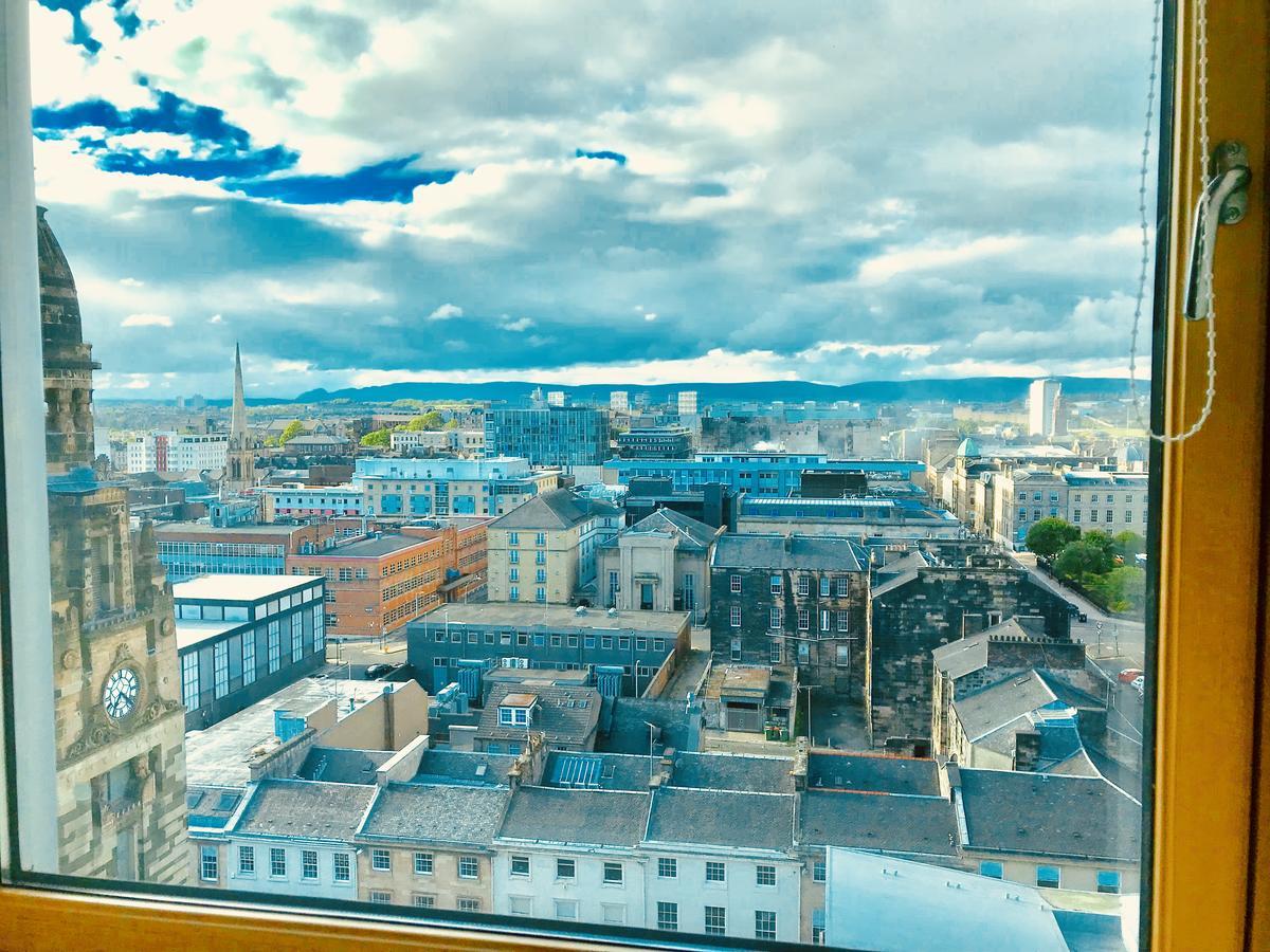 Glasgow Central Station Skyline Apartment With Parking Exteriör bild