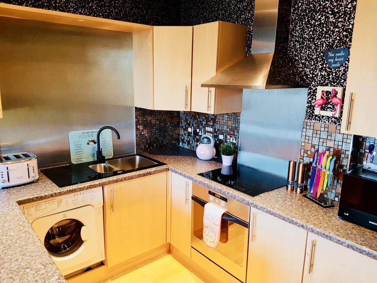 Glasgow Central Station Skyline Apartment With Parking Exteriör bild