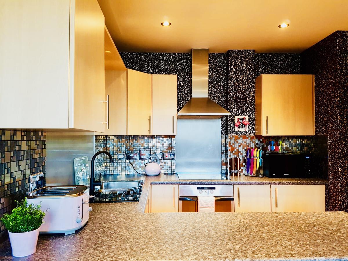 Glasgow Central Station Skyline Apartment With Parking Exteriör bild